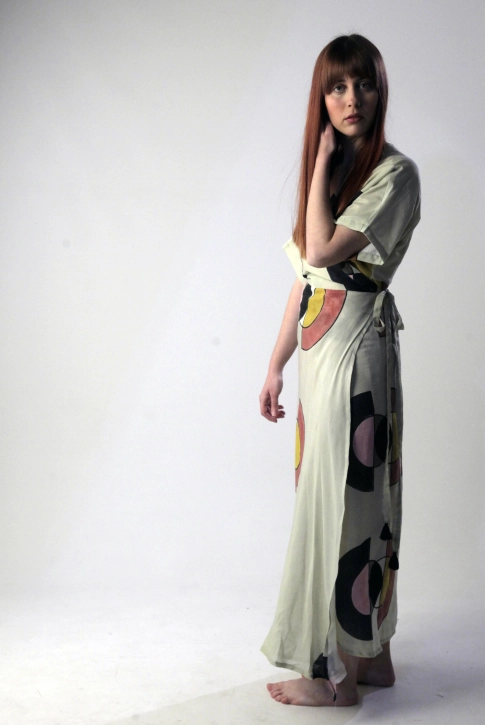 Vestido Kimono Wrap STELLA ARGENTUM
